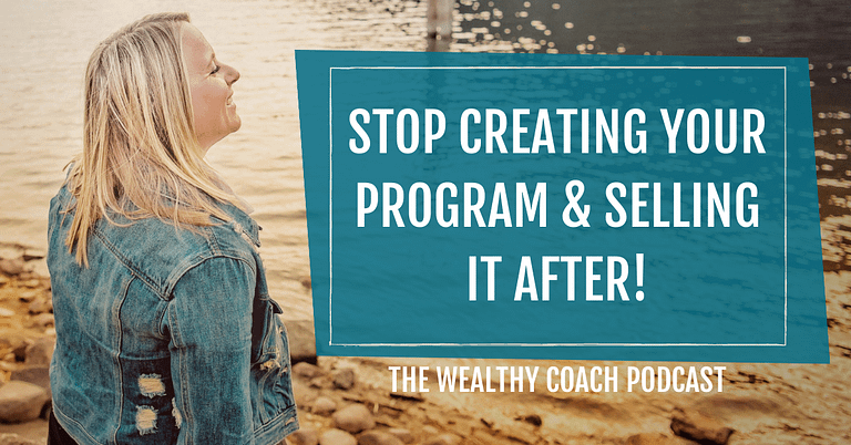 Stop Creating Your Program
